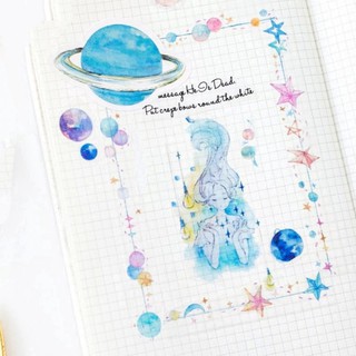 Bộ 45 sticker Hành Tinh vũ trụ 🌌