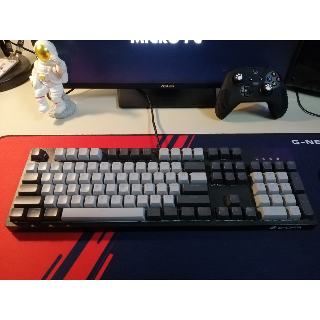 Bộ Keycap Dolch Dark Gray 104 phím (Chất liệu PBT / DoubleShot Xuyên LED /SA Profile/ ANSI Layout )