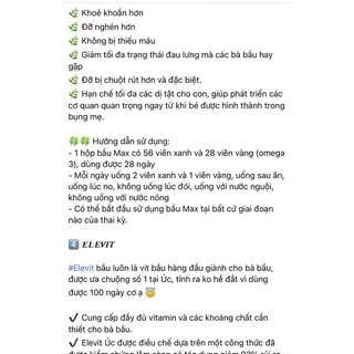 Bộ sản phẩm cho mẹ bầu