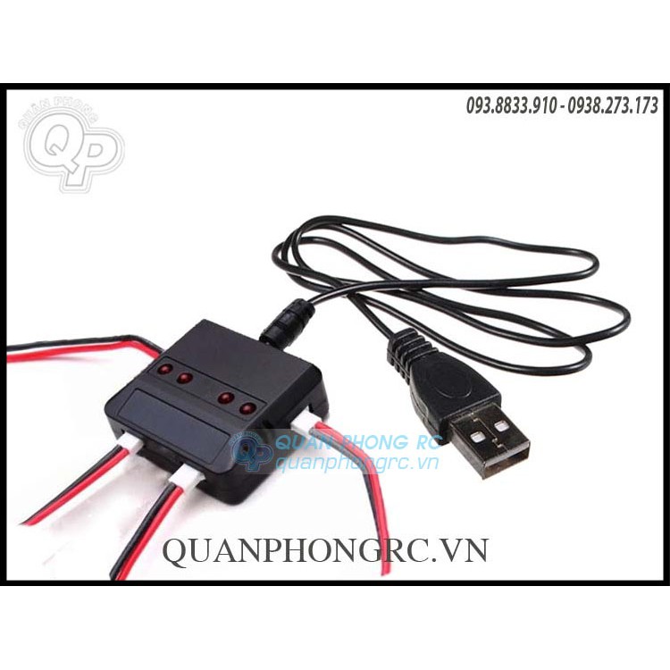 Sạc cho pin 1S 3.7V jack Walkera