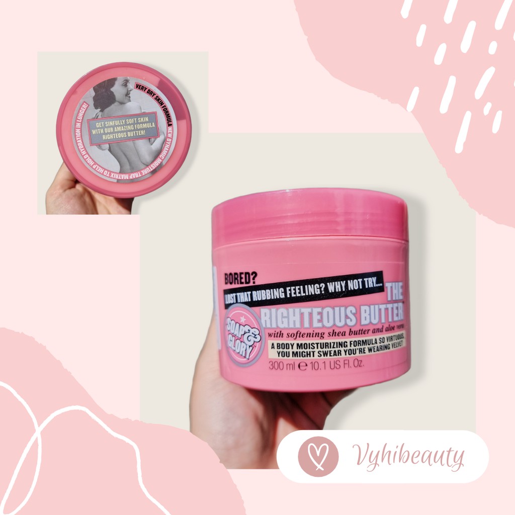 Dưỡng thể Soap &amp; Glory Righteous Butter Body Lotion 300ml