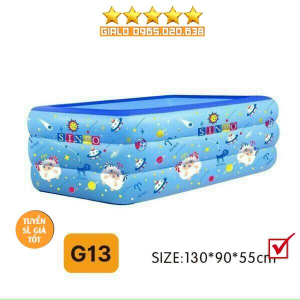 Bể bơi bằng phao siêu to-Nhiều kích thước-Chất liệu dày dặn chống thủng rỉ nước-Đồ chơi mùa hè không thể thiếu cho bé