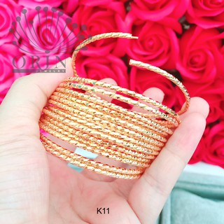 Bộ 7 vòng ximen cao cấp có khóa bền màu khắc xéo K11 thiết kế cao cấp Orin V2157