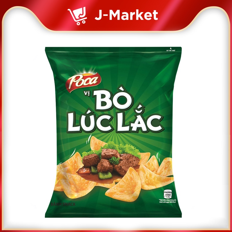 Snack POCA bò lúc lắc - Bò lúc lắc (gói)