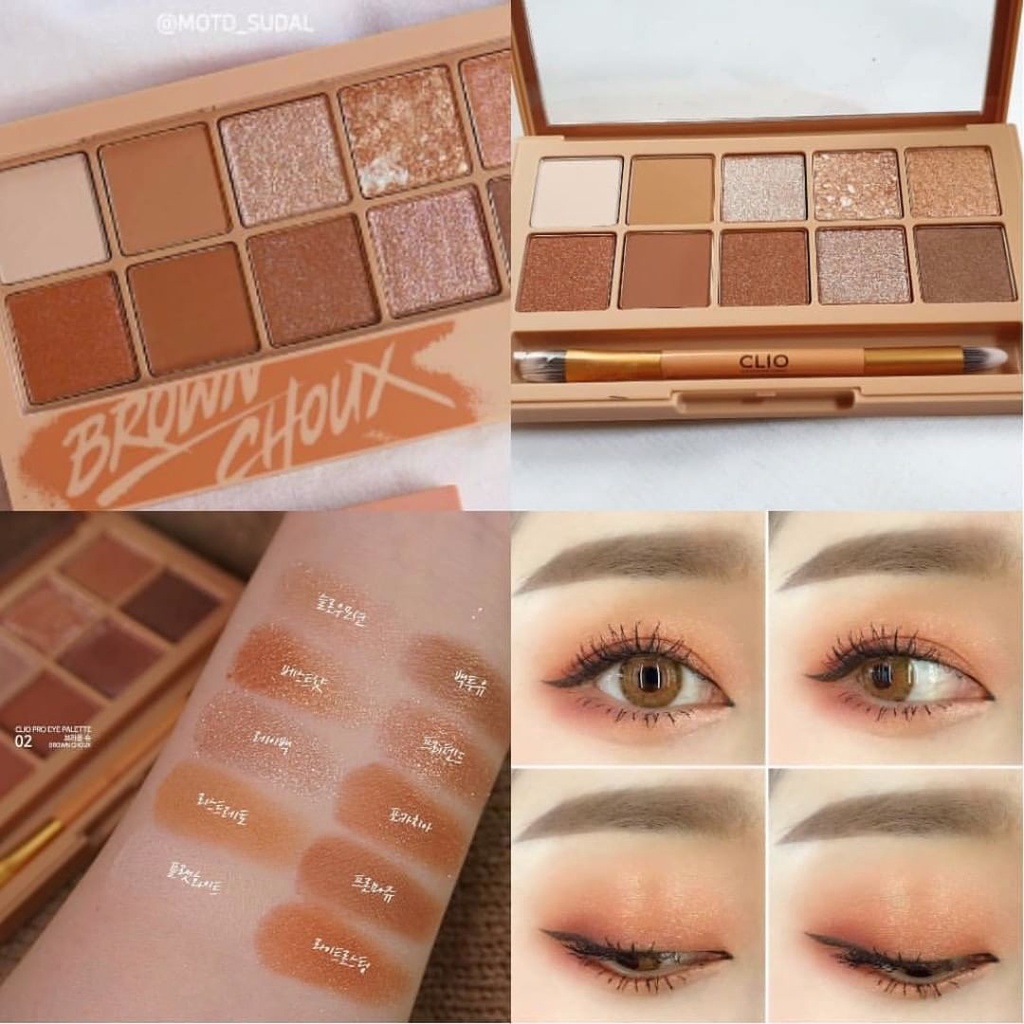 Bảng Phấn Mắt 10 Màu Clio Pro Eye Palette | BigBuy360 - bigbuy360.vn