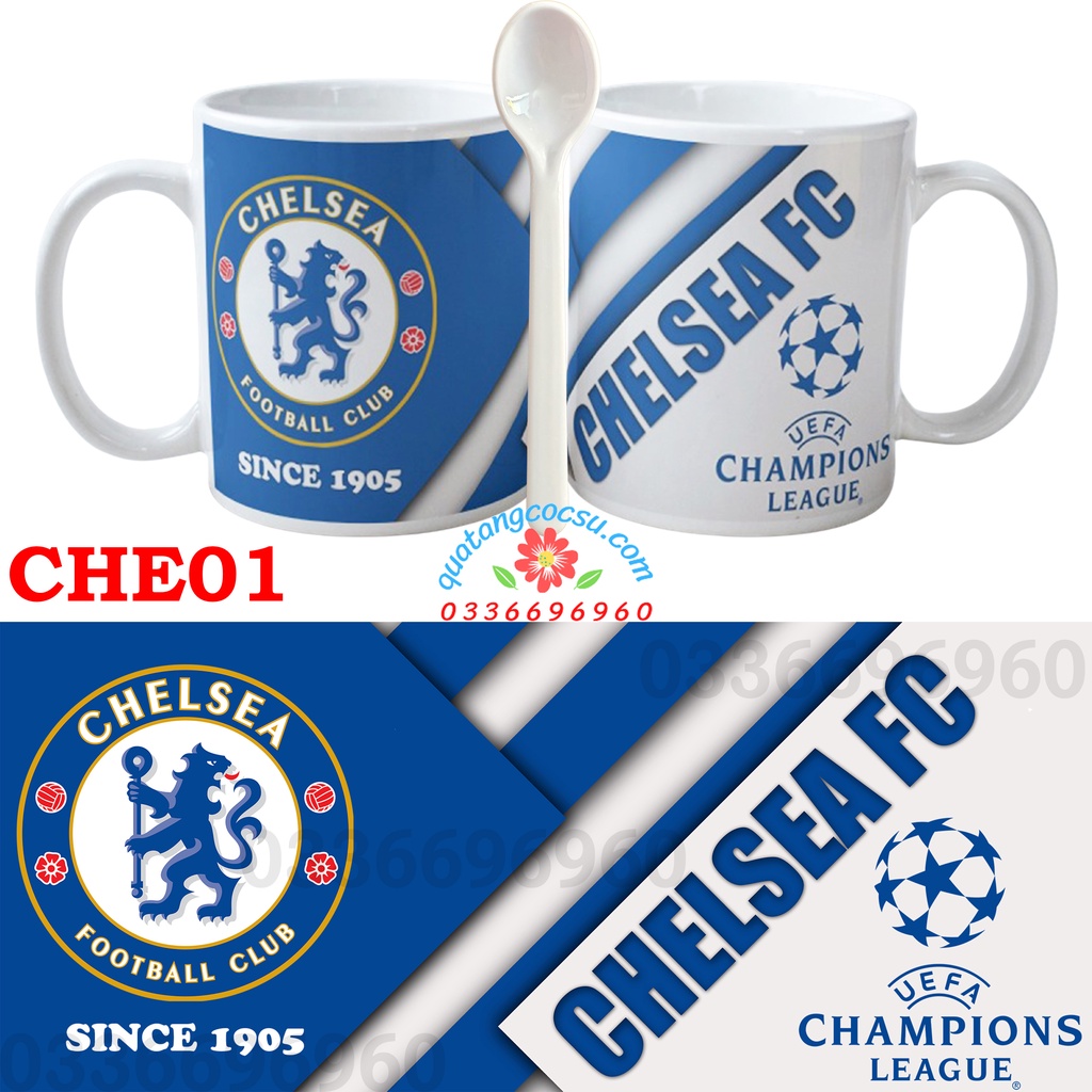 Cốc Sứ Chelsea Nhiều Mẫu, Cốc Chelsea Loại 1