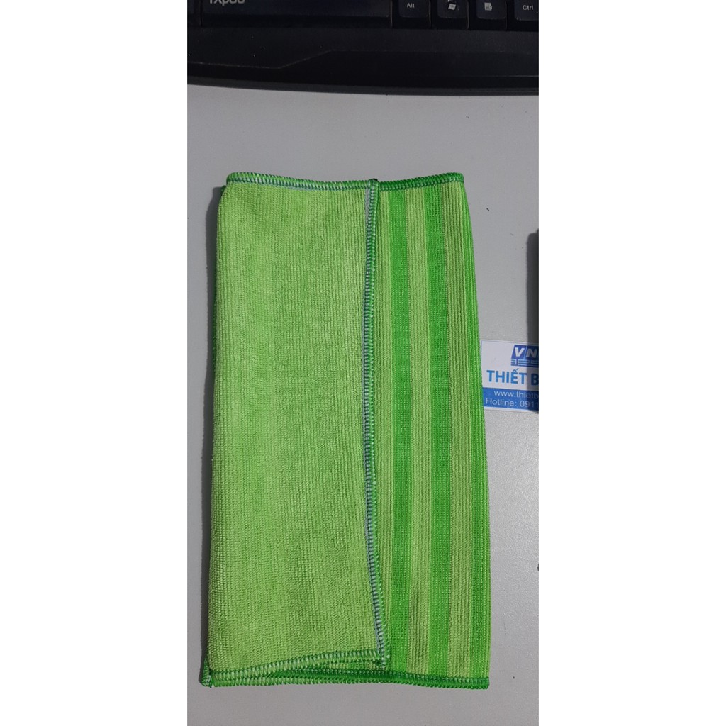 Khăn rửa xe vải + sọc nhựa mềm chuyên dụng 30x40cm