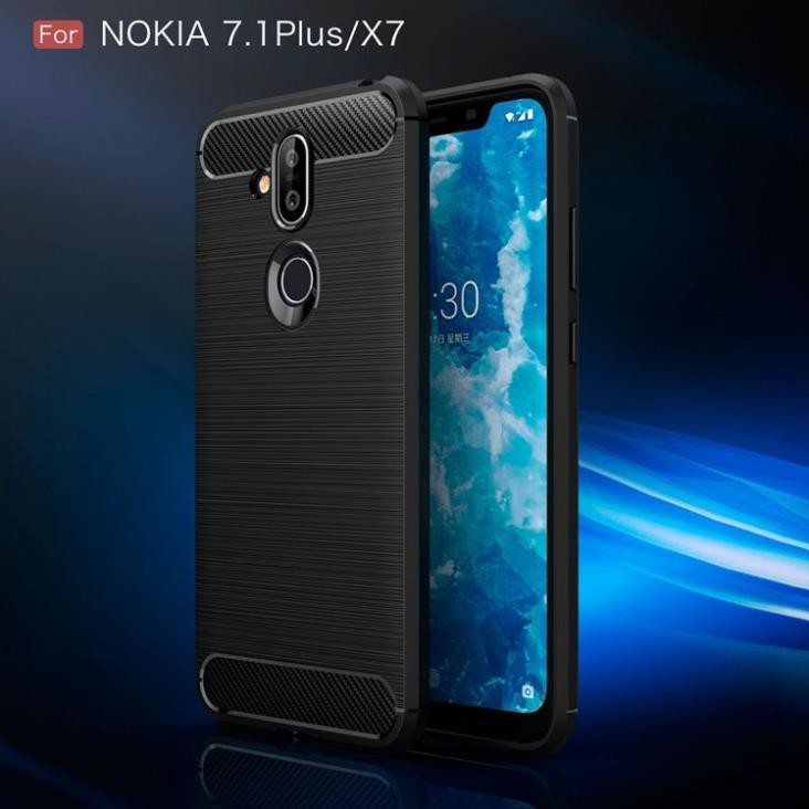 Ốp lưng chống sốc Nokia 8.1 / Nokia X7 hiệu Likgus (chuẩn quân đội, chống va đập, chống vân tay) - Hàng chính hãng