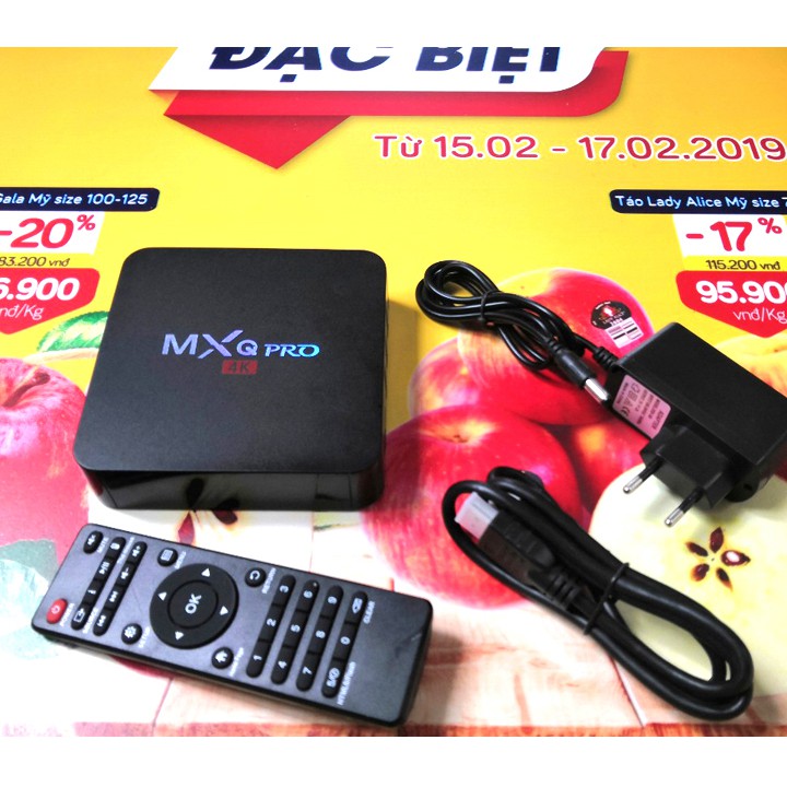 Đầu Tivi Box MXQ Pro 4K, chip xịn Amlogic S905 - Thanh lý