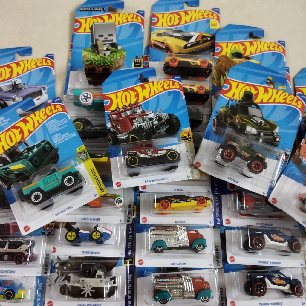 Xe Mô Hình Chính Hãng HotWheels cơ bản đồng giá (MS: 01)