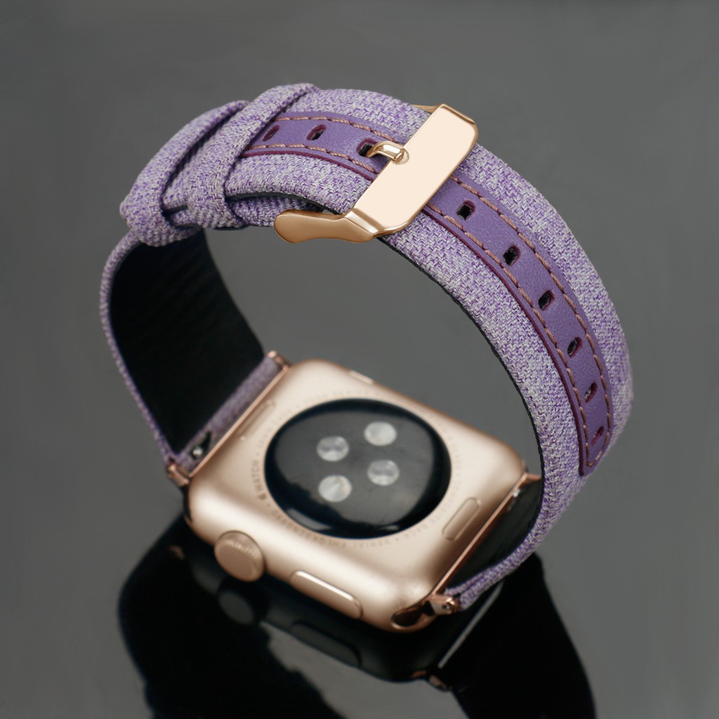 Dây đeo nylon bện thích hợp cho Apple Watch Series 6 / Se / 5 / 4 / 3 / 2 / 1 Iwatch 38mm 40mm 42mm 44mm