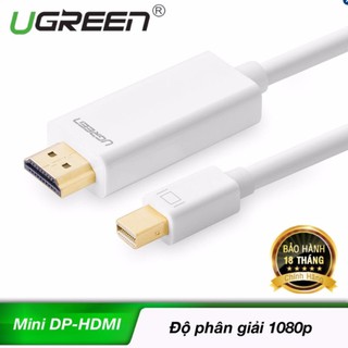Cáp chuyển đổi mini DisplayPort sang HDMI UGREEN MD101 hỗ trợ 4K - Hàng Chính Hãng