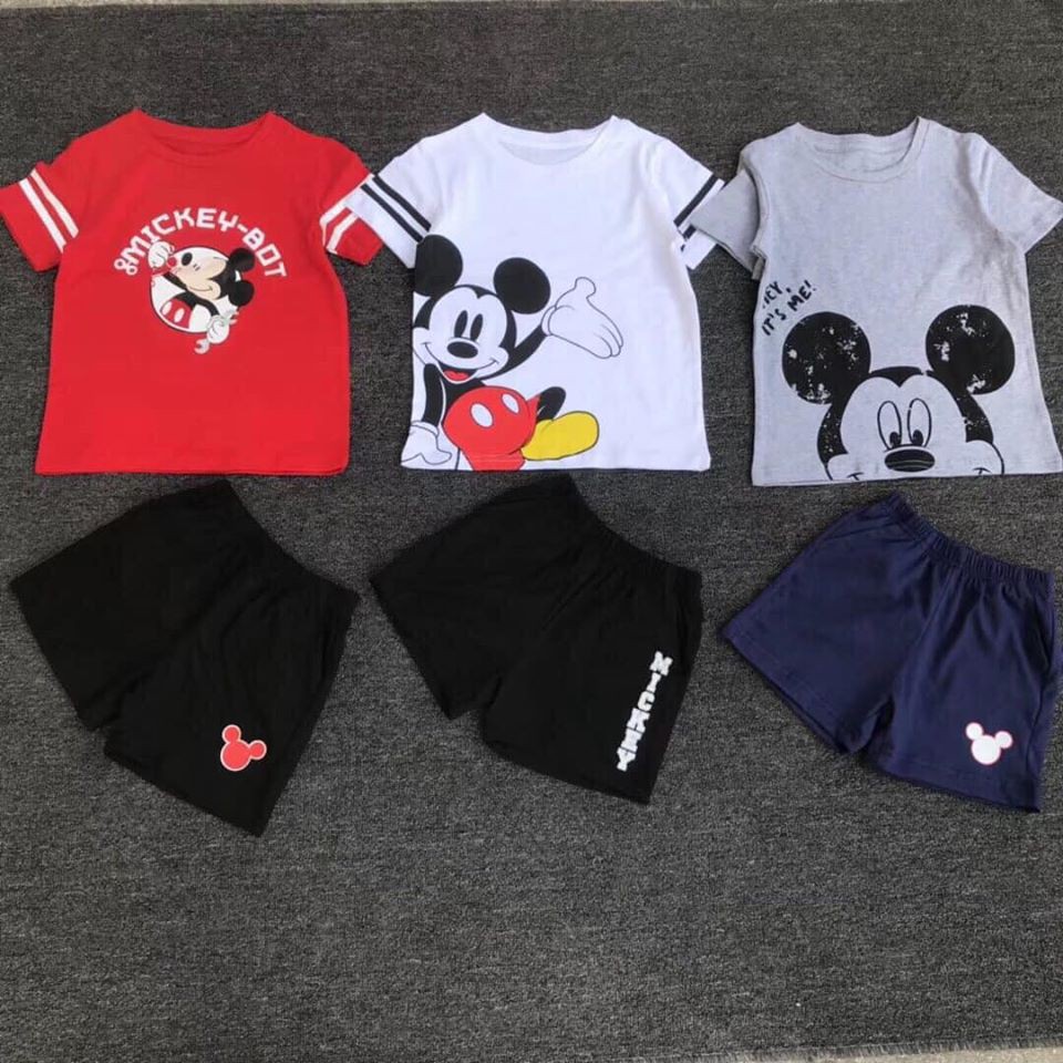 set bộ mickey bé trai