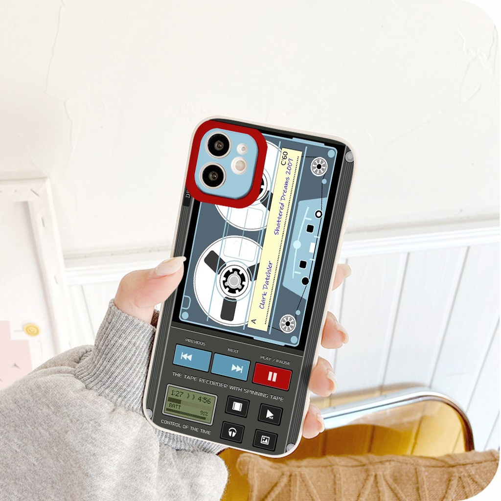 Ốp iphone - Ốp lưng iphone cạnh vuông viền camera Roro vintage dành cho ip 6 đến 14promax - ng009