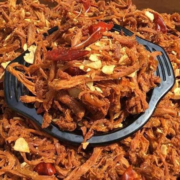 Khô Heo Cháy Tỏi - Lon 300gr | BigBuy360 - bigbuy360.vn