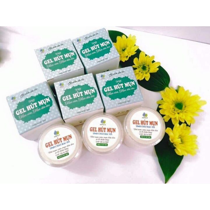 gel hút mụn bạc hà