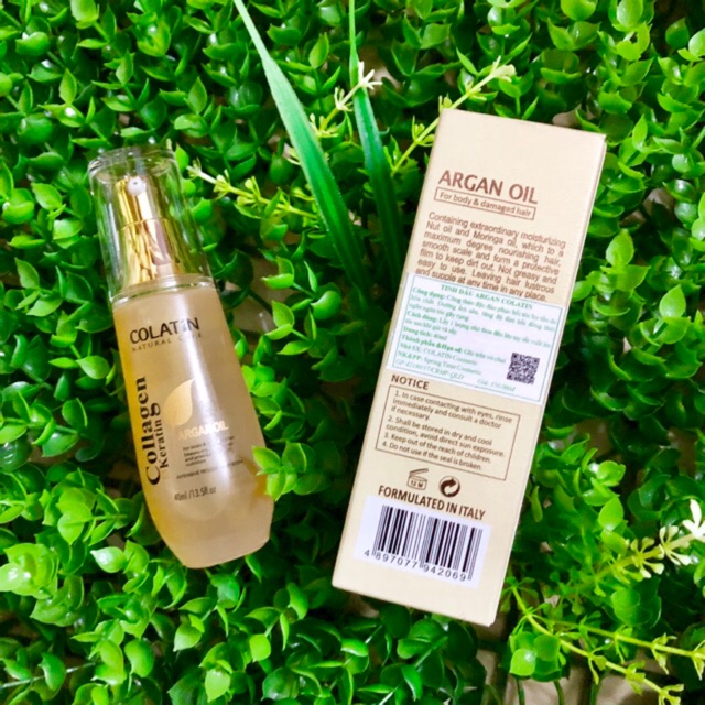 [Chính hãng] [Siêu rẻ] TINH DẦU DƯỠNG TÓC COLATIN ARGAN OIL 40ML - Chính hãng | BigBuy360 - bigbuy360.vn