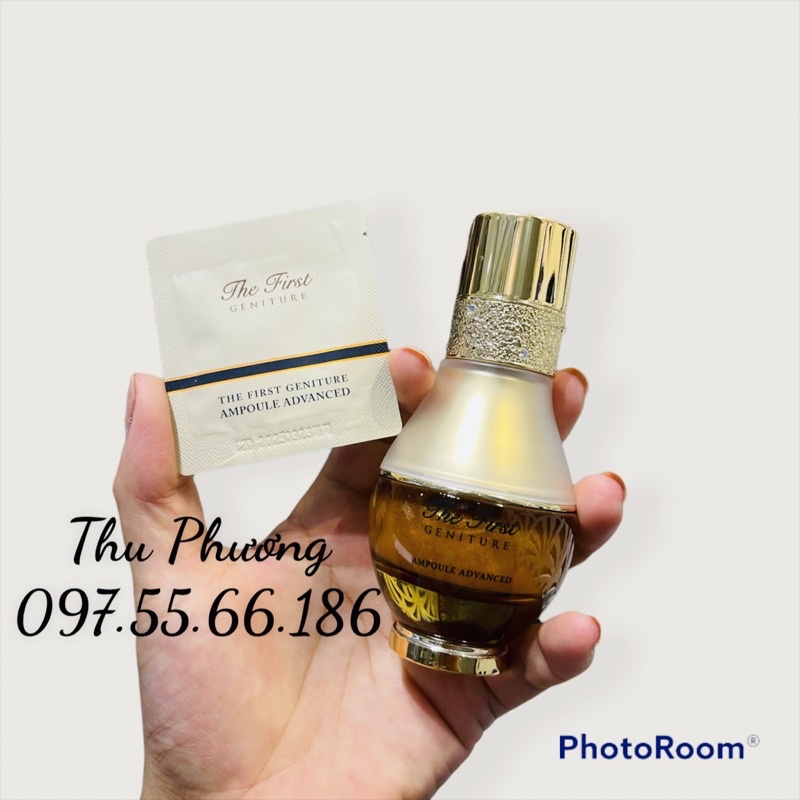 Combo 10 gói Tinh chất vàng Ohui The First Ampoule 24K siêu hồi sinh da