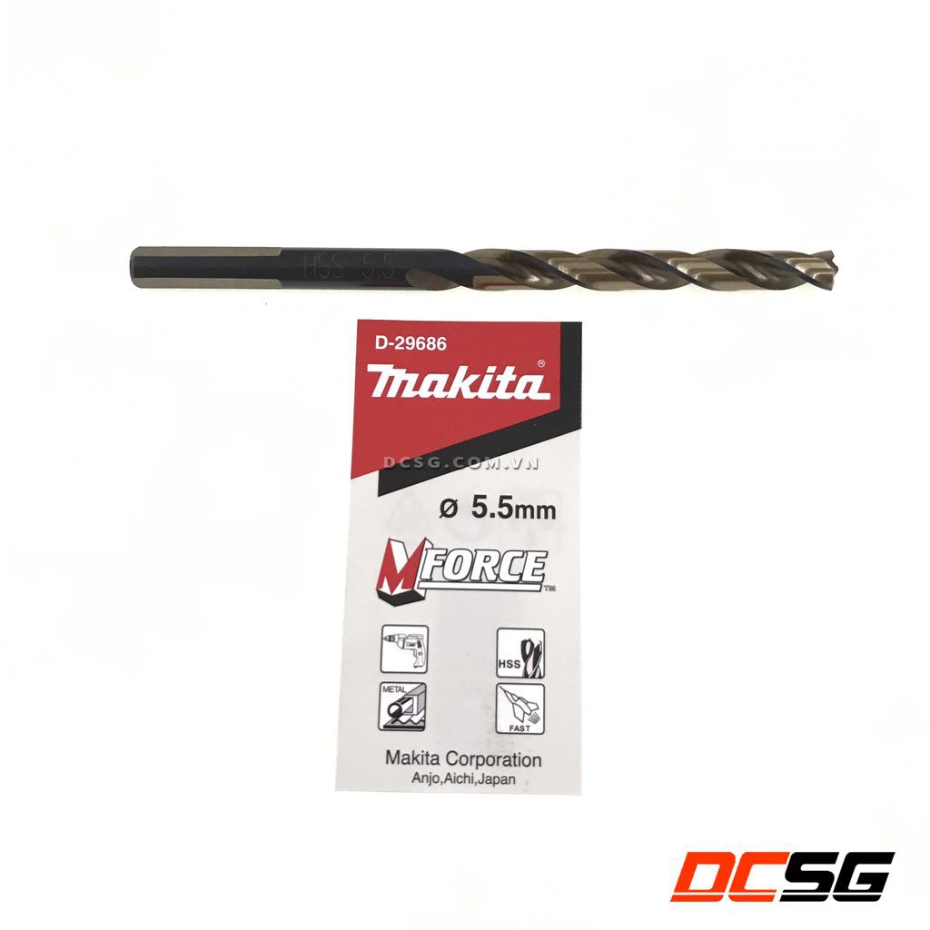 Mũi khoan kim loại HSS M-force 4.0mm-8.5mm Makita
