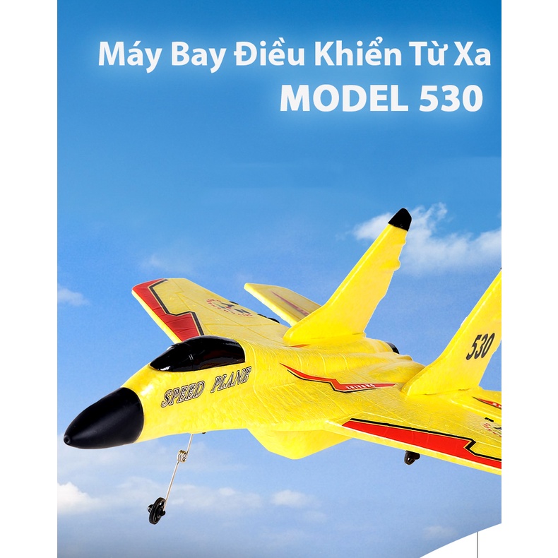 Máy bay điều khiển từ xa - MODEL 530 Siêu Bền, Bin Khỏe, Tầm Xa 500-600m, Tốc Độ 60km/h