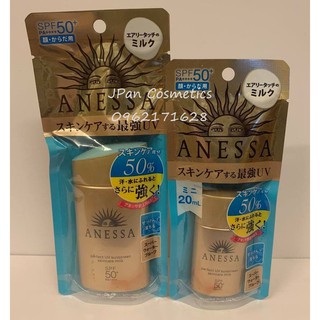 [Fullsize 20ml & 60ml] Kem chống nắng Anessa Perfect UV Sunscreen Skincare Milk Shiseido