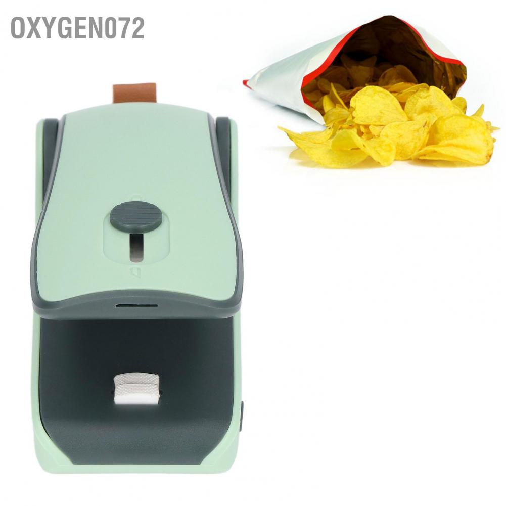 Oxygen072 Máy niêm phong thực phẩm mini Máy hàn miệng túi mini Thiết kế từ tính cầm tay nhỏ USB Sạc nhanh