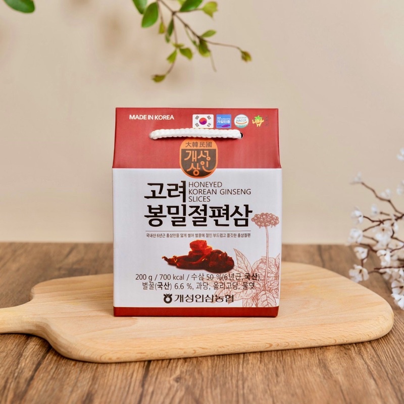 Sâm Lát Tẩm Mật Ong Hộp 200gr Nonghyup HÀN QUỐC
