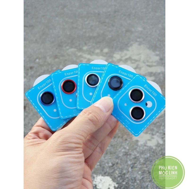 Full màu theo máy - Iphone 13 Pro max | 13 Pro | 13 | 13 Mini  Bộ 3 mắt Dán từng mắt camera chống trầy Chính hãng Kuzoom
