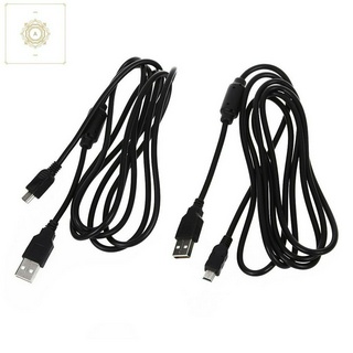 Dây cáp sạc usb 2x 6ft tương thích với sony ps3