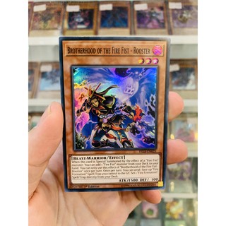 Thẻ Bài YugiOh! Mã FIGA-EN025 - Brotherhood of the Fire Fist - Rooster - Super Rare - 1st Edition