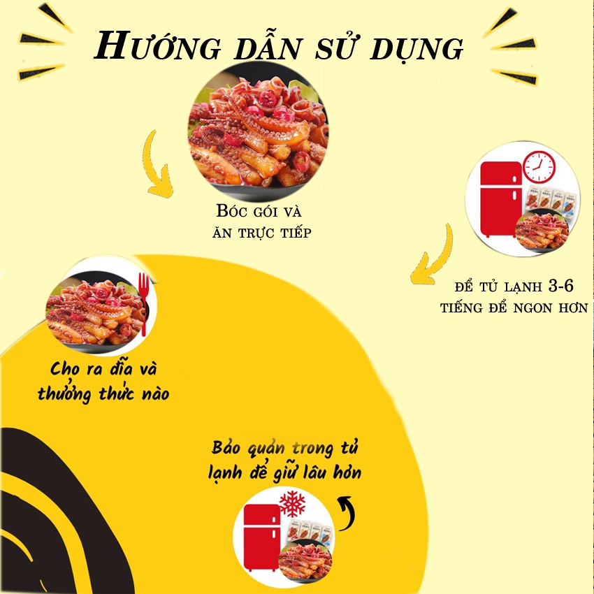 Mực cay vân nam trung quốc đặc sản hồ nam gói 12 gam ăn liền siêu ngon
