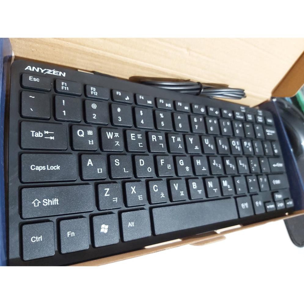 [Chính Hãng]Bàn phím máy tính Mini Tika, Apple ,Anyzen K200 kết nối dây cổng USB song ngữ Việt Hàn