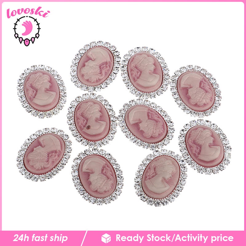 Set 10 NúT ĐíNh Kim Cương Giả NhiềU MàU SắC