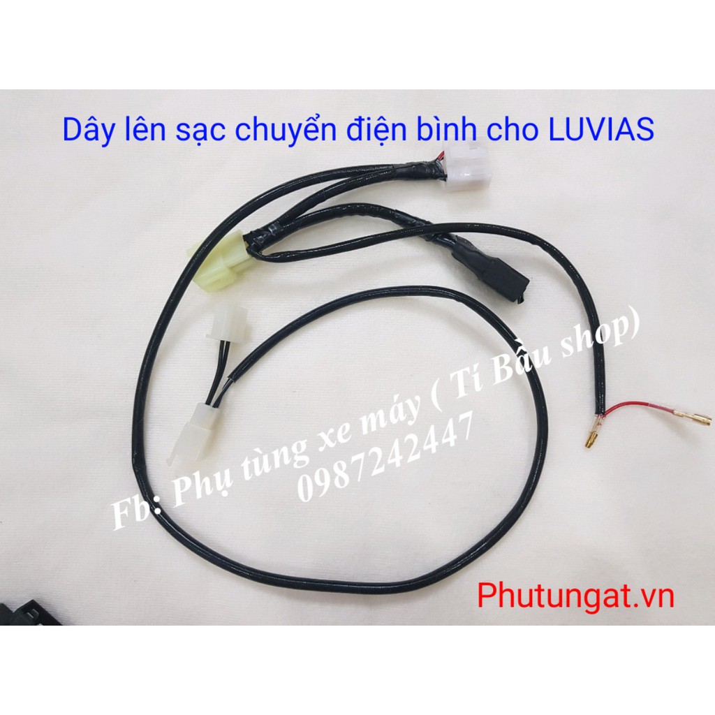 Dây lên sạc chuyển điện bình cho cho Luvias Fi/ Luvias thường