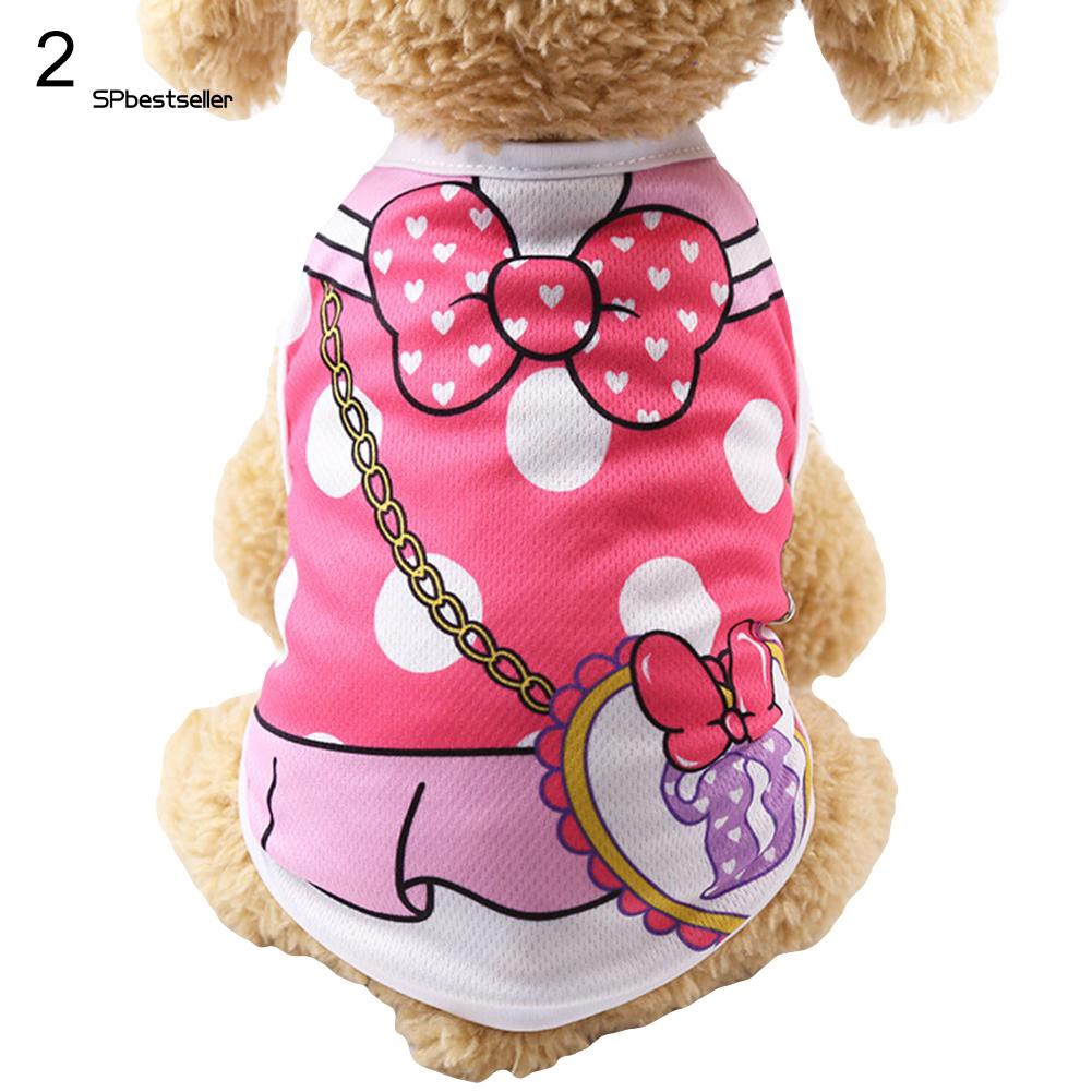 Áo ba lỗ kẻ sọc hợp thời trang cho thú cưng