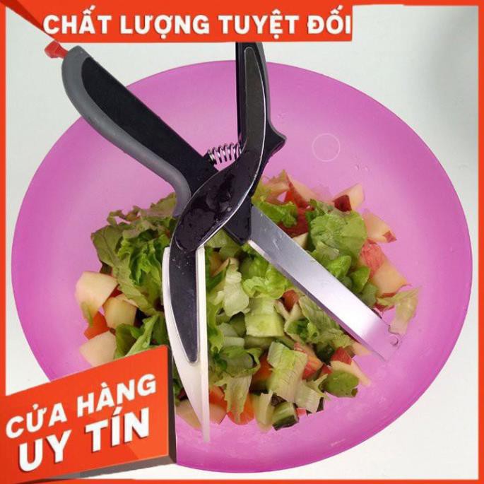 [Hàng loại 1] Kéo cắt rau củ quả đa năng, kéo nhà bếp tiện lợi 2in1