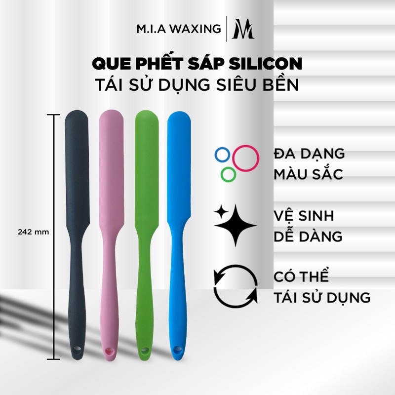 Que Phết Sáp Silicon Siêu Bền, Tái Sử Dụng Nhiều Lần