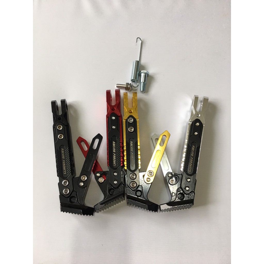 Chân chống, chống ngang phụ racing biker nhôm cnc cao cấp cho mọi loại xe máy/xe đạp điện