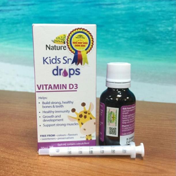[Giá Gốc] Kids smart infant drops d3 - Bổ sung vitamin d3 cho bé - Lọ 20ml