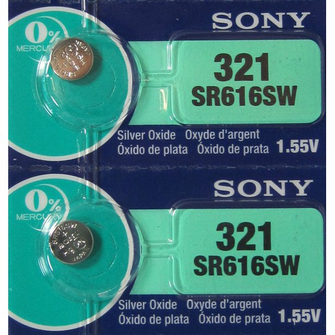 Pin cúc áo Sony Silver Oxide bạc SR616SW – 321