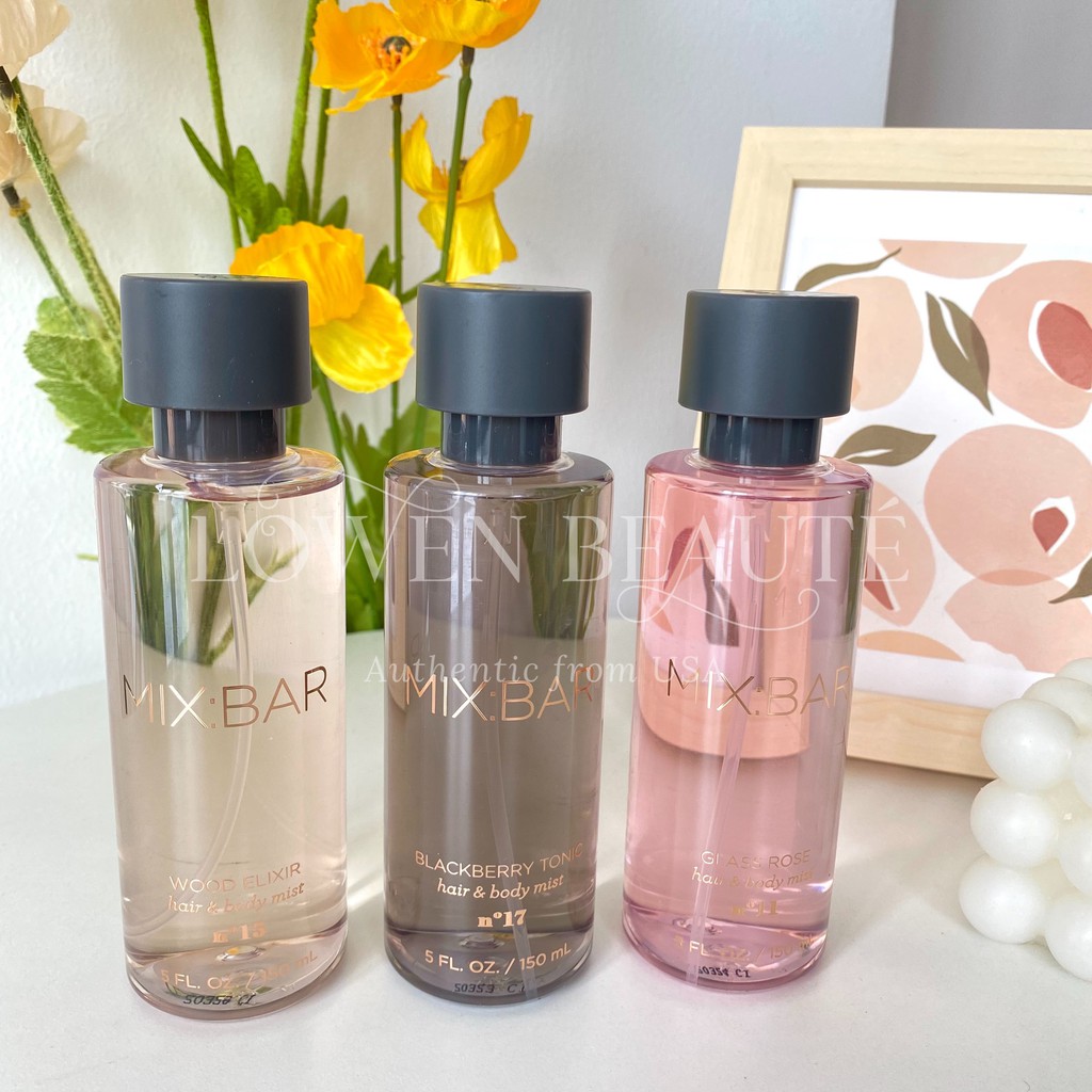 Xịt Thơm Tóc và Toàn Thân MIXBAR HAIR AND BODY MIST