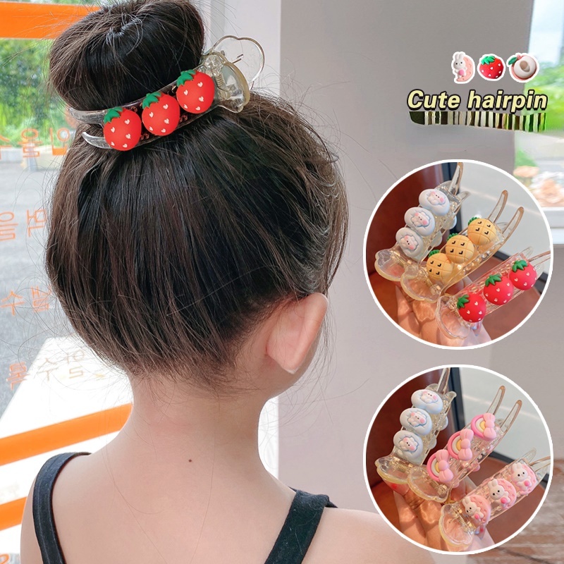 Kẹp Tóc Hình Cá Mập Hoạt Hình Dễ Thương Cho Bé Gái