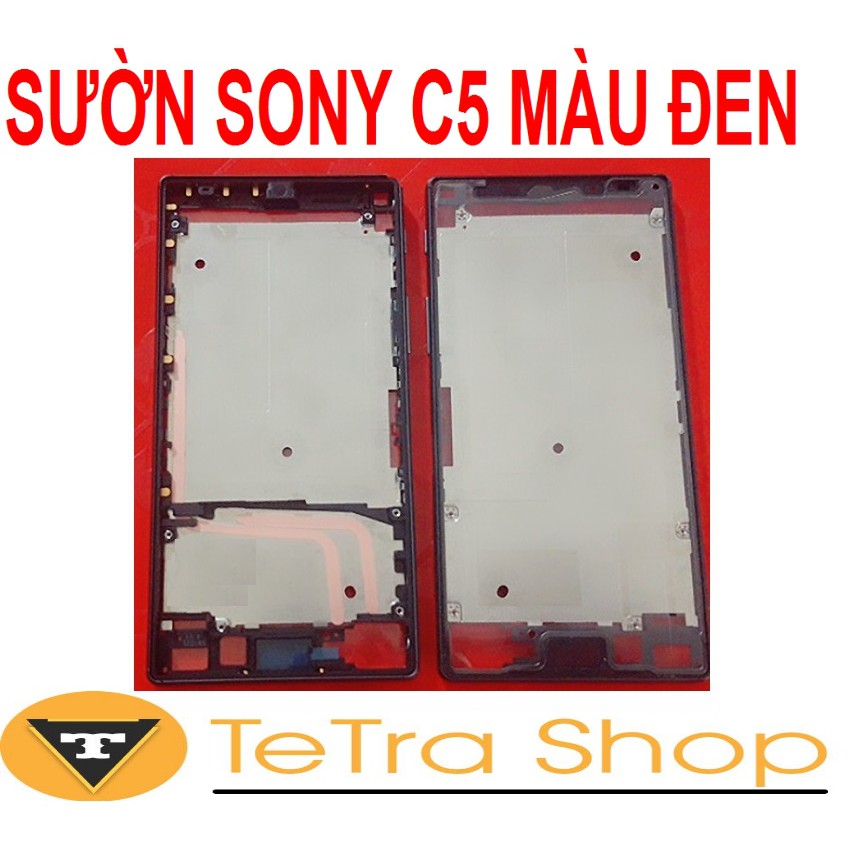 SƯỜN SONY C5 MÀU ĐEN