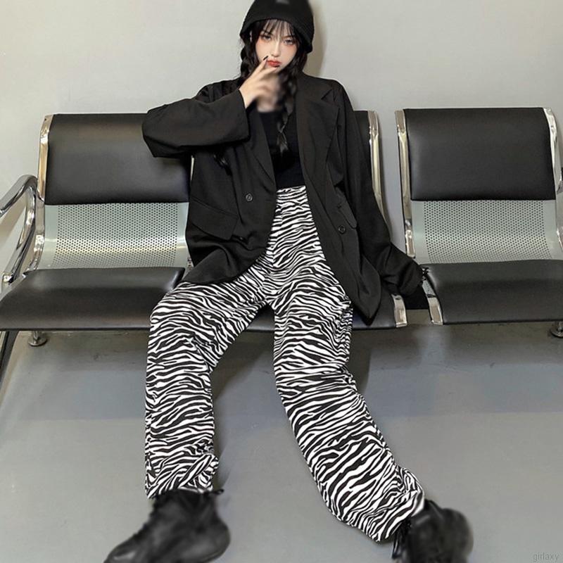 Quần Dài Lưng Cao Ống Rộng Phong Cách Thời Trang Hàn Dành Cho Nữ