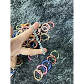 Cột tóc lò xo mini màu ngẫu nhiên