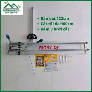 Bàn cắt gạch Ryobi QC 1M,bàn dài 122cm dùng cắt gạch 100cm,máy cắt gạch đẩy tay