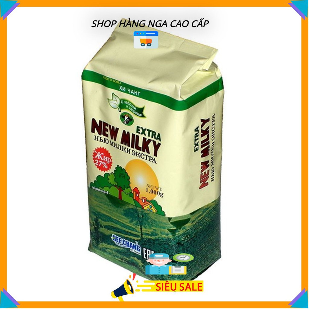 Sữa béo Nga NEW MILKY 1000g