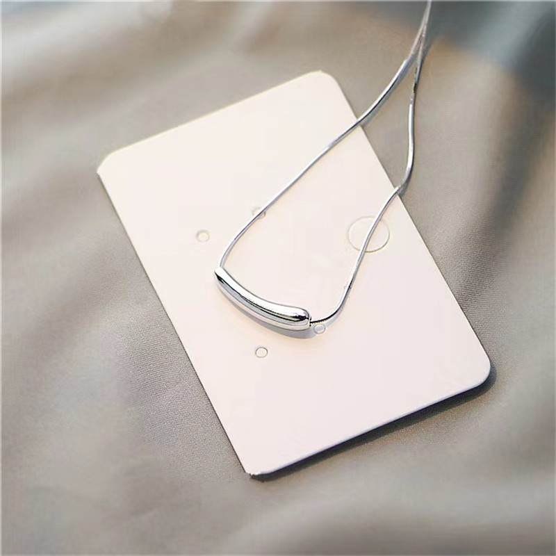 Dây Chuyền Bằng Thép Titan Thiết Kế Đơn Giản Phong Cách Mới Cho Nữ F427