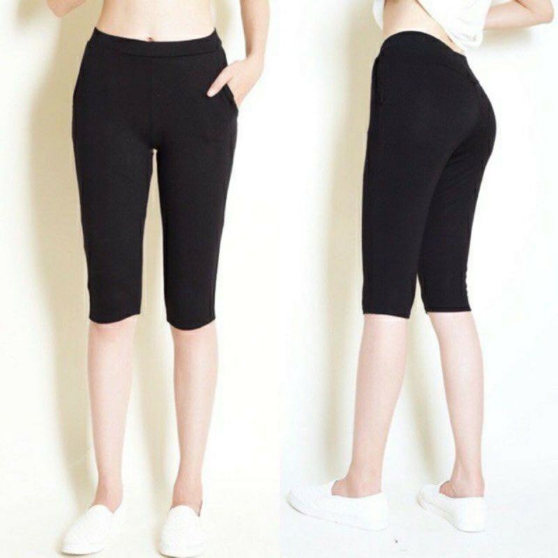 Quần legging ngố RAINBOW🌈FREESHIP🌈legging lửng chất cotton co dãn 4 chiều || ANVU STORE QNU07