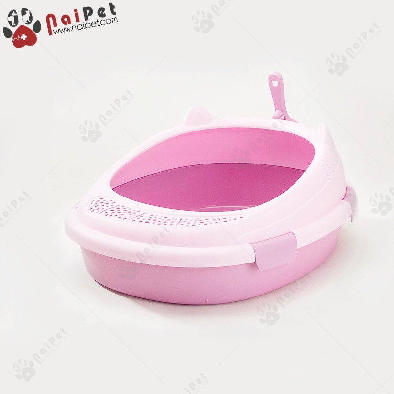 Chậu Đi Vệ Sinh Chậu Đựng Cát Hộp Đựng Cát Tai Mèo CDC018.